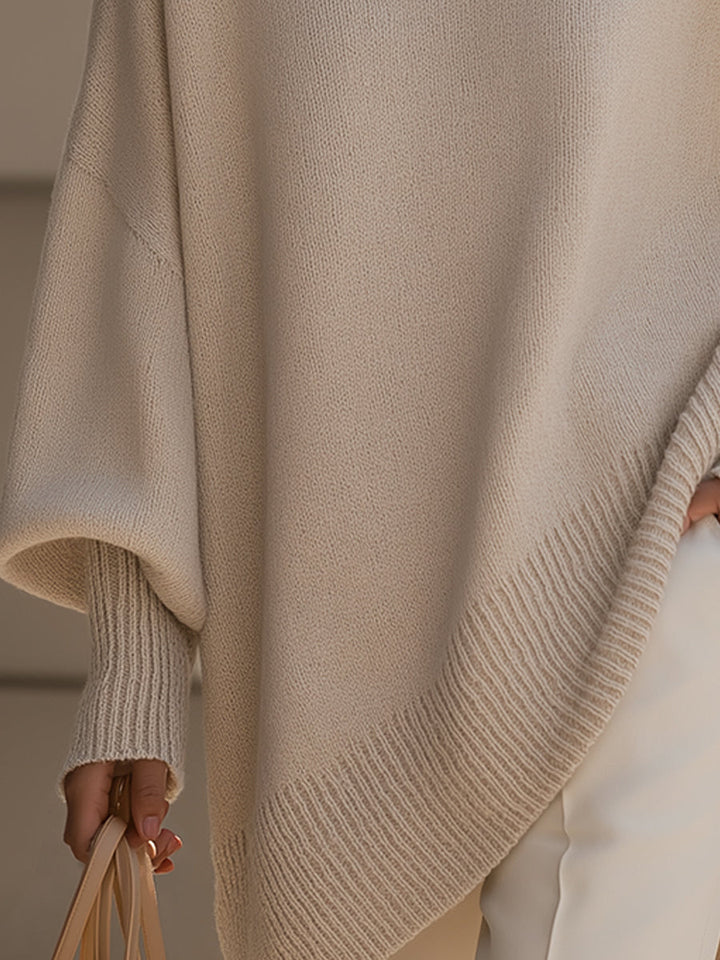 Laurent | Women's Asymmetrical Knit Sweater