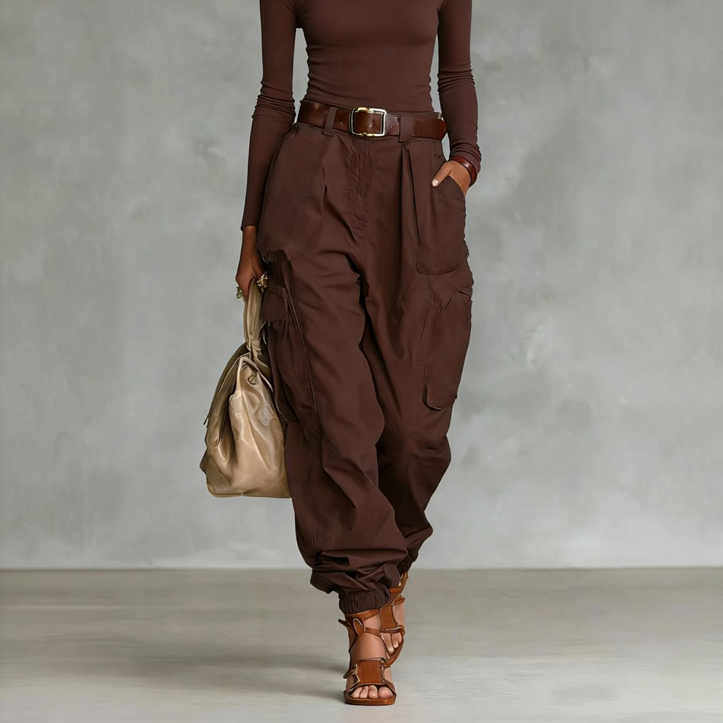 The Elara Plus Slouchy Loose-Fit Utility Pant