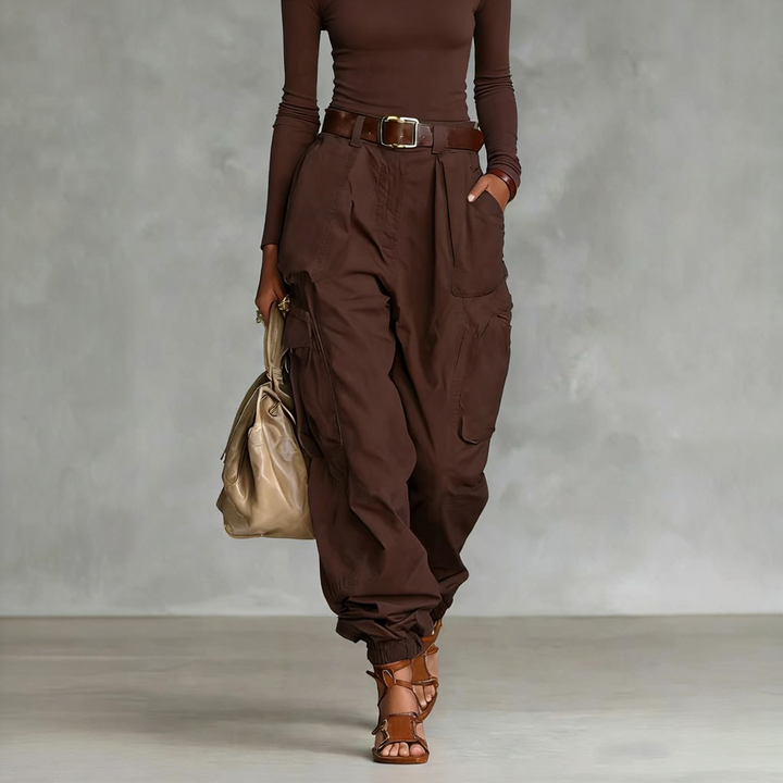 The Elara Plus Slouchy Loose-Fit Utility Pant