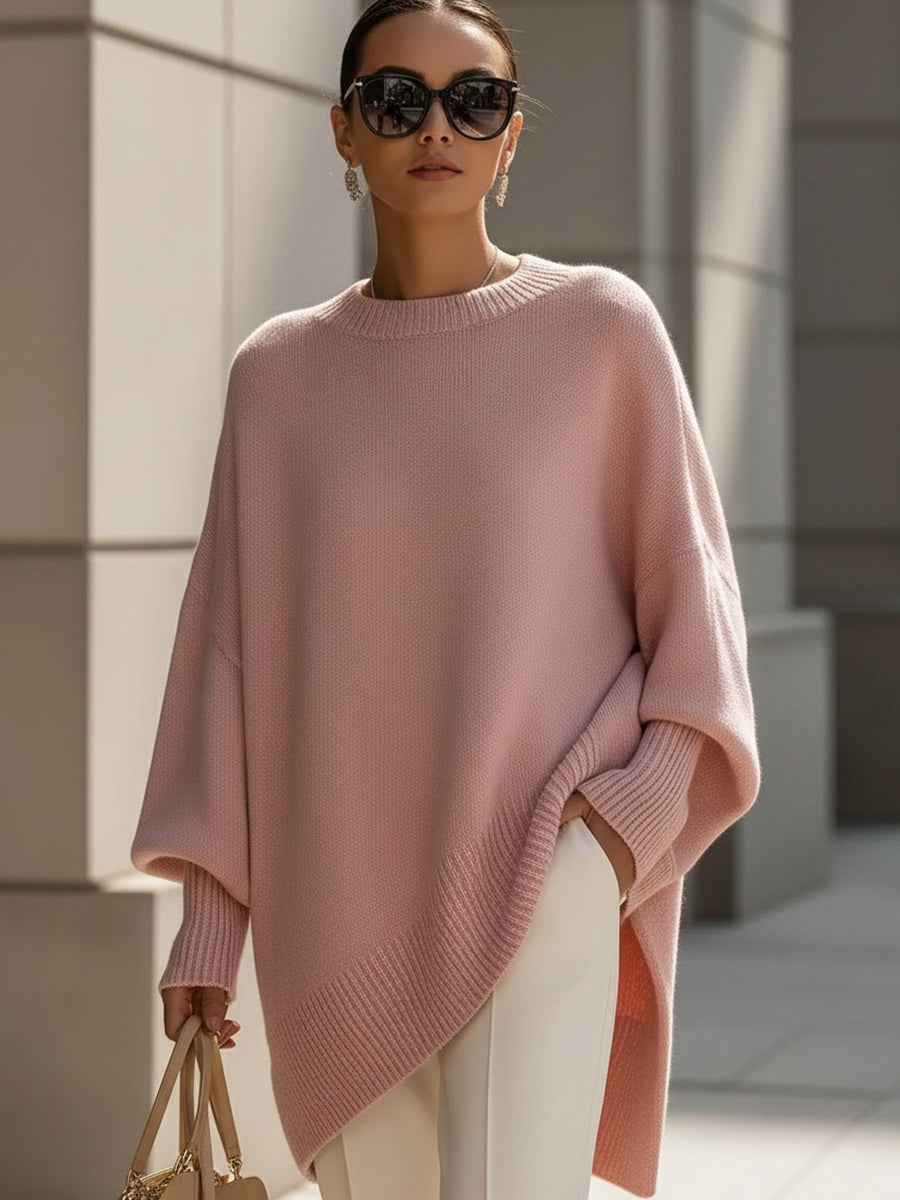 Laurent | Women's Asymmetrical Knit Sweater