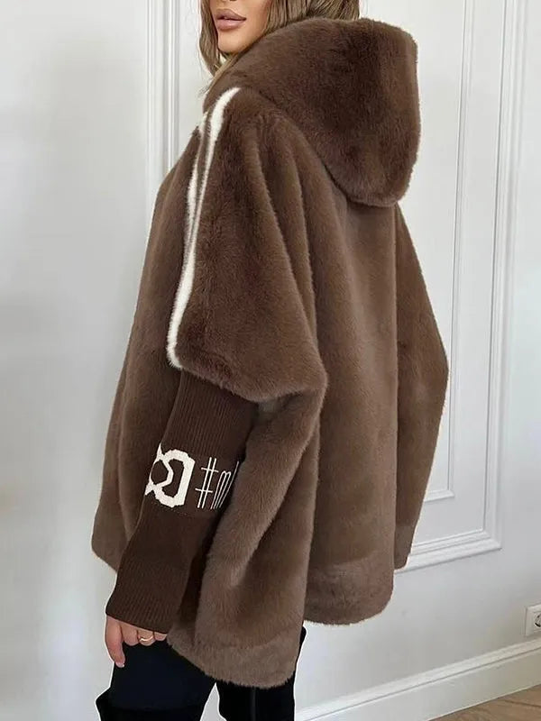 Ellah – Oversized Faux Fur Winter Coat