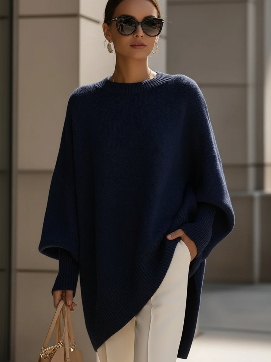 Laurent | Women's Asymmetrical Knit Sweater