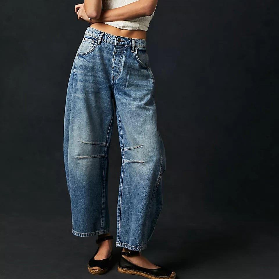The Elara Sculptural Horseshoe Denim
