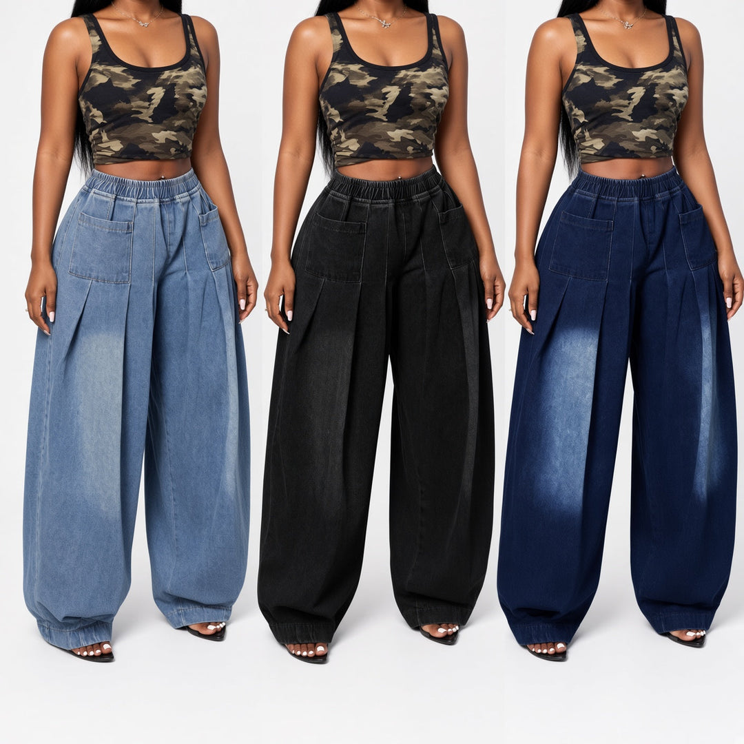 The Elara Stretch Wide-Leg Jeans
