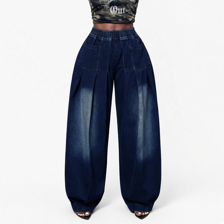 The Elara Stretch Wide-Leg Jeans