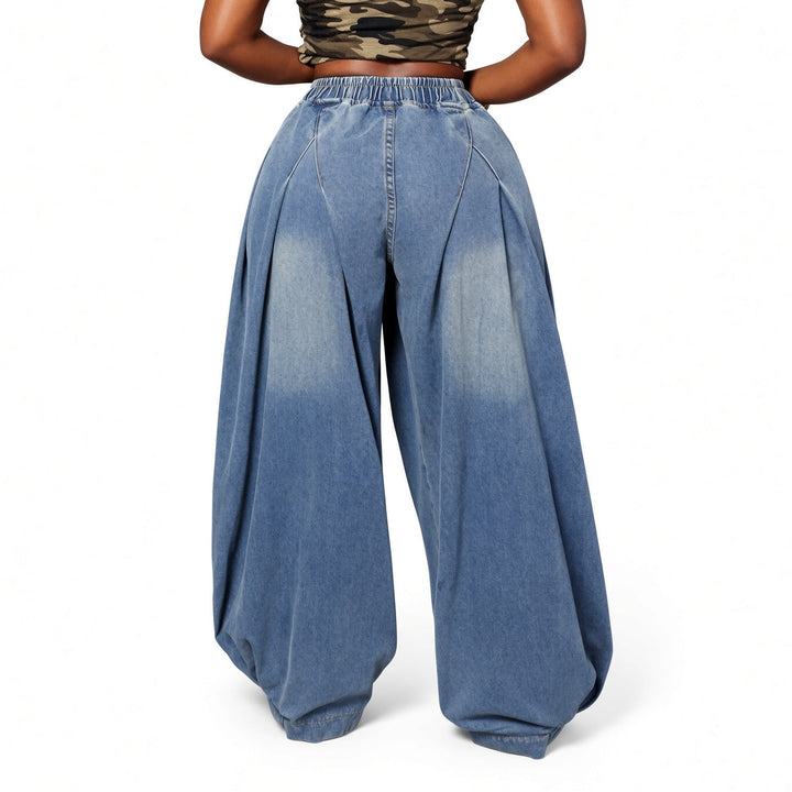 The Elara Stretch Wide-Leg Jeans
