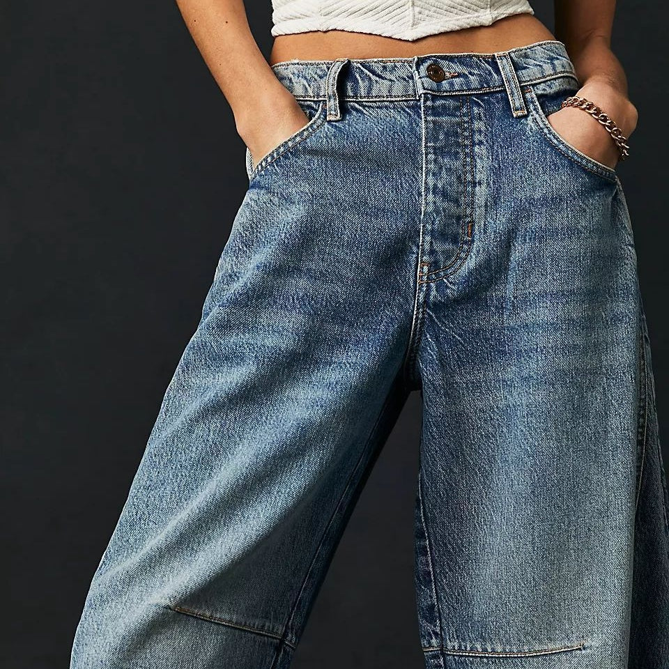 The Elara Sculptural Horseshoe Denim