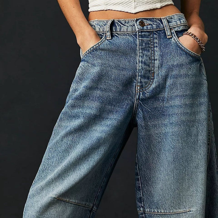 The Elara Sculptural Horseshoe Denim