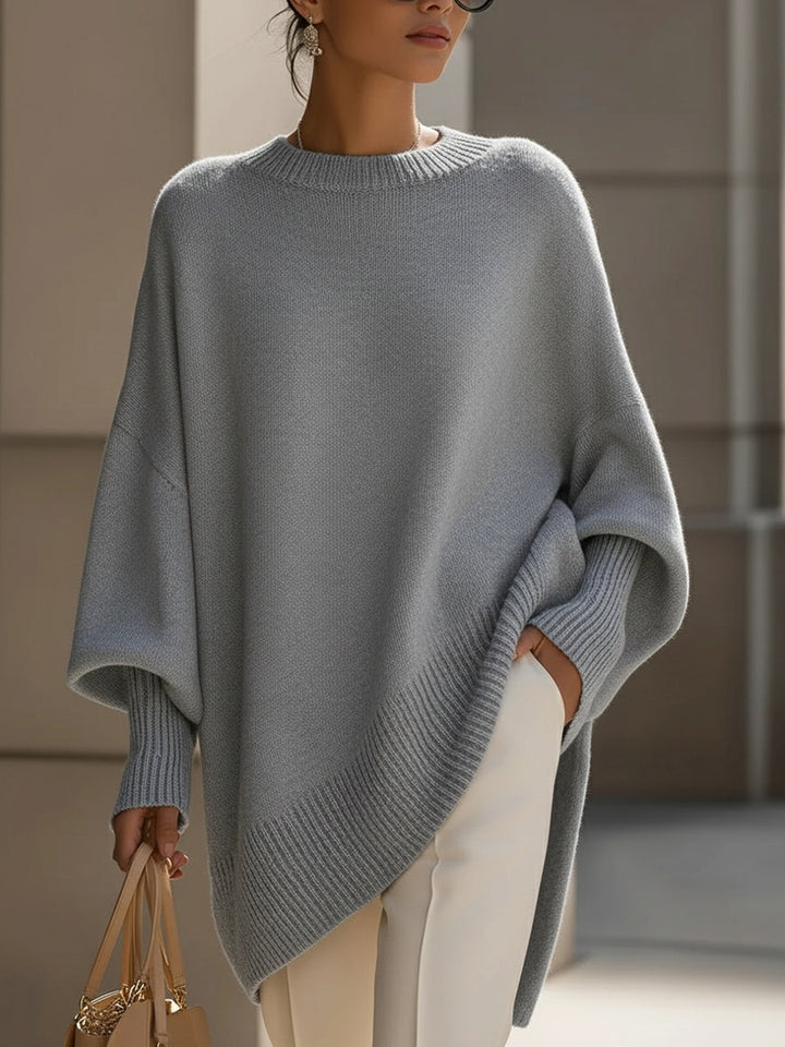 Laurent | Women's Asymmetrical Knit Sweater