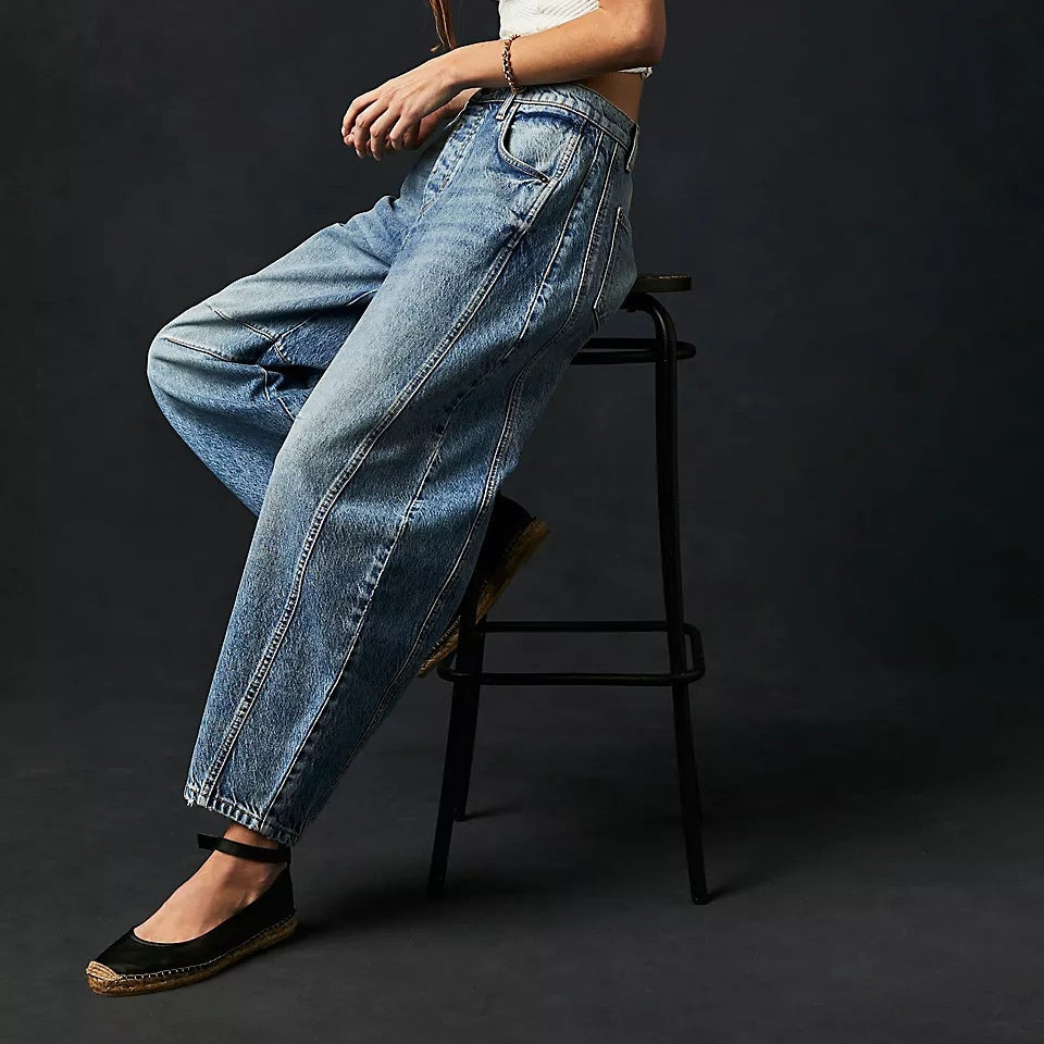 The Elara Sculptural Horseshoe Denim