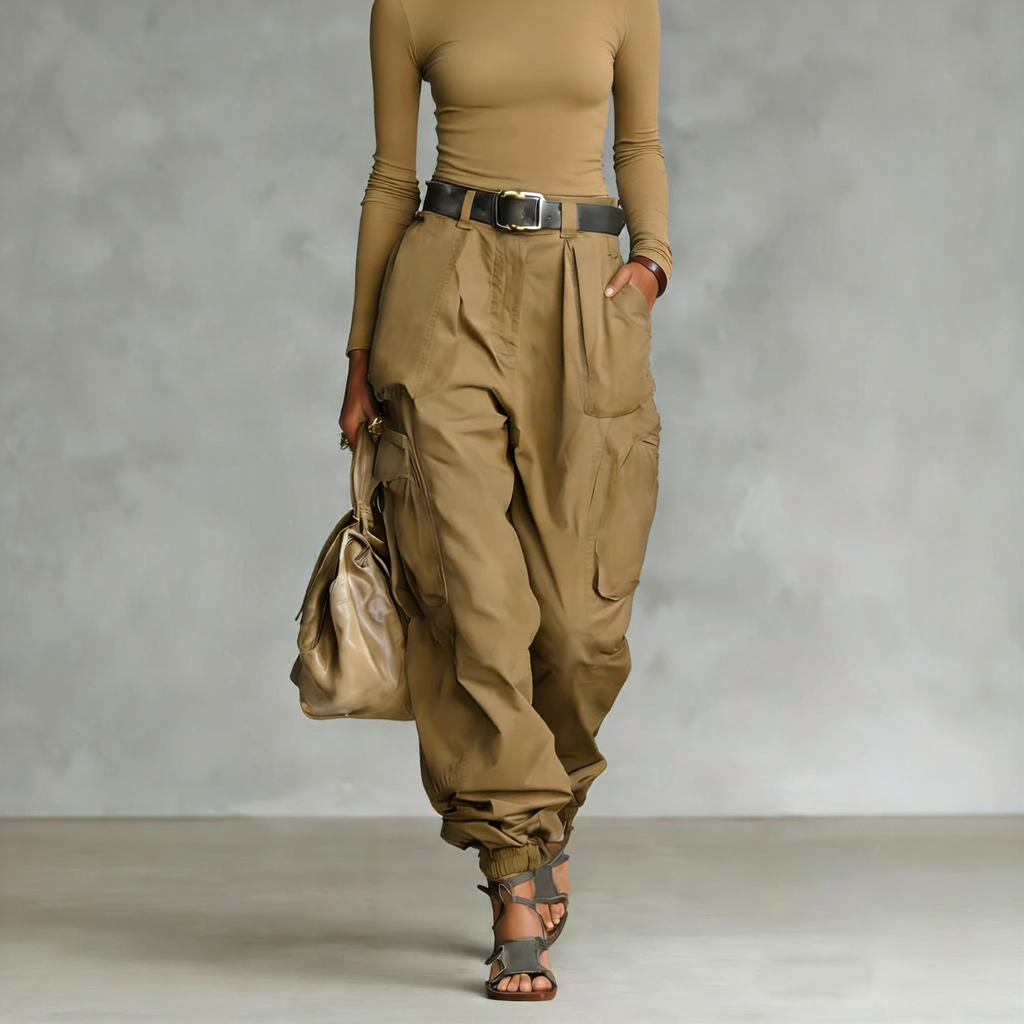 The Elara Plus Slouchy Loose-Fit Utility Pant