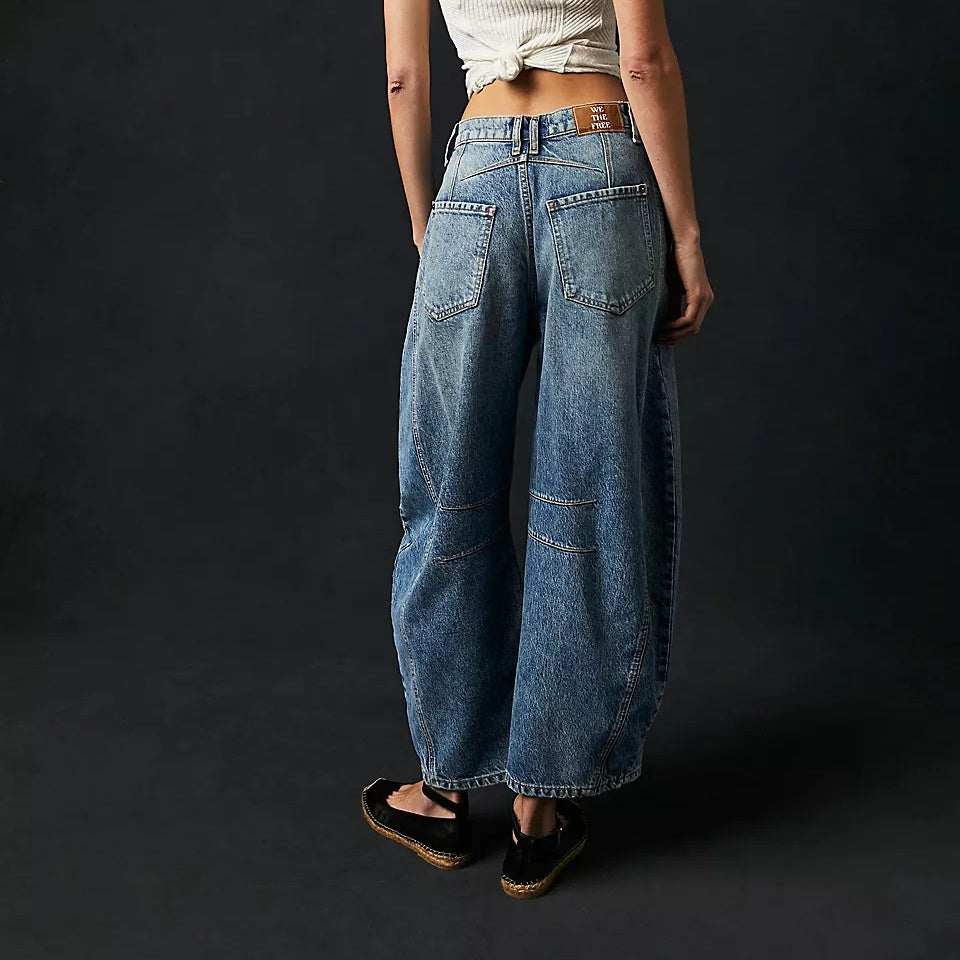 The Elara Sculptural Horseshoe Denim