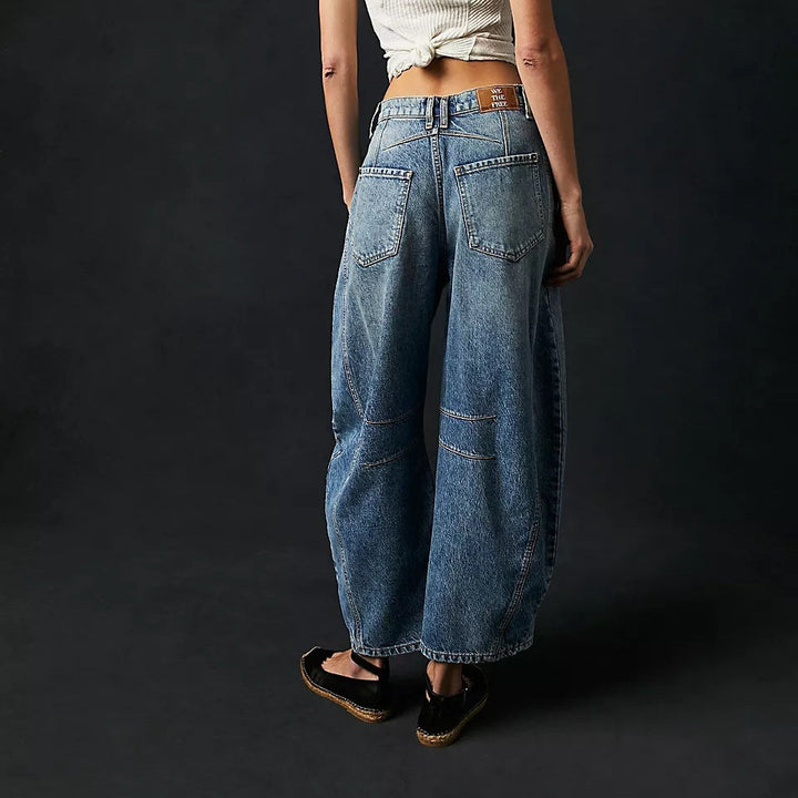 The Elara Sculptural Horseshoe Denim