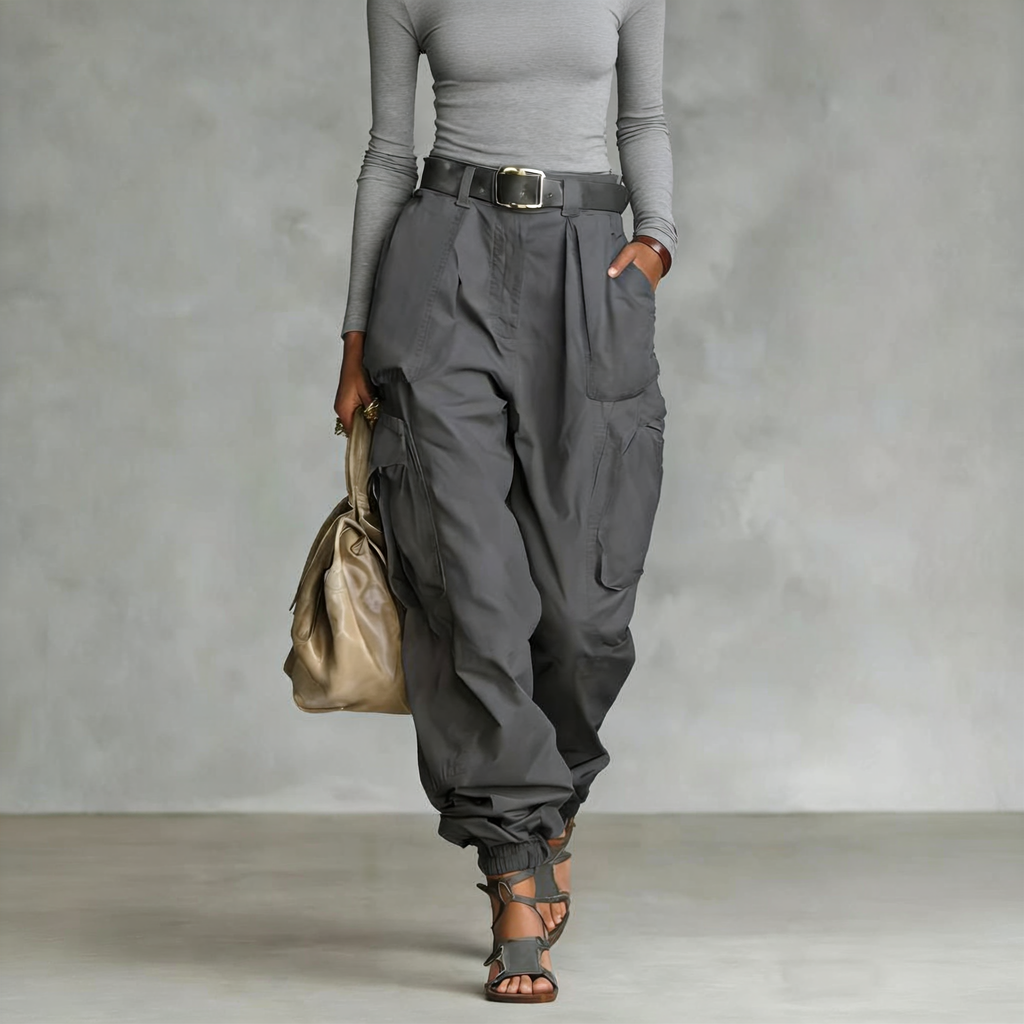 The Elara Plus Slouchy Loose-Fit Utility Pant