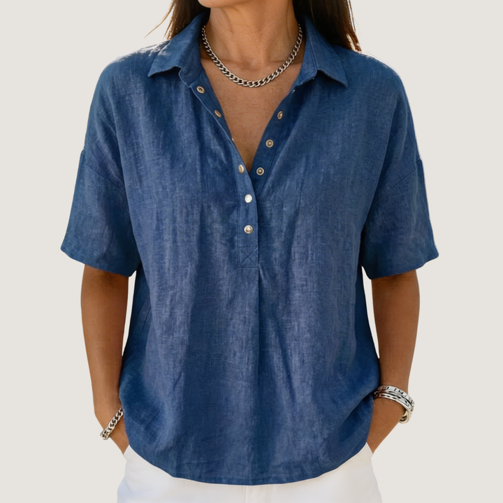 Claire | Blouse with Collar and Button