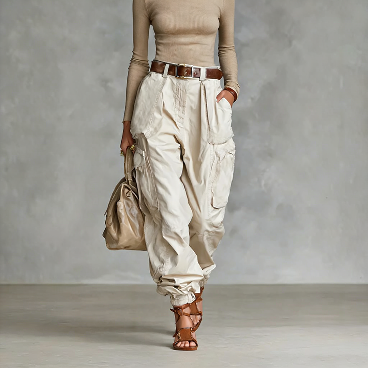 The Elara Plus Slouchy Loose-Fit Utility Pant