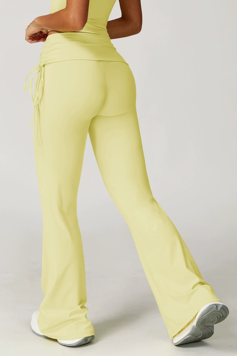 The Elara Foldover High-Waist Flare Pants