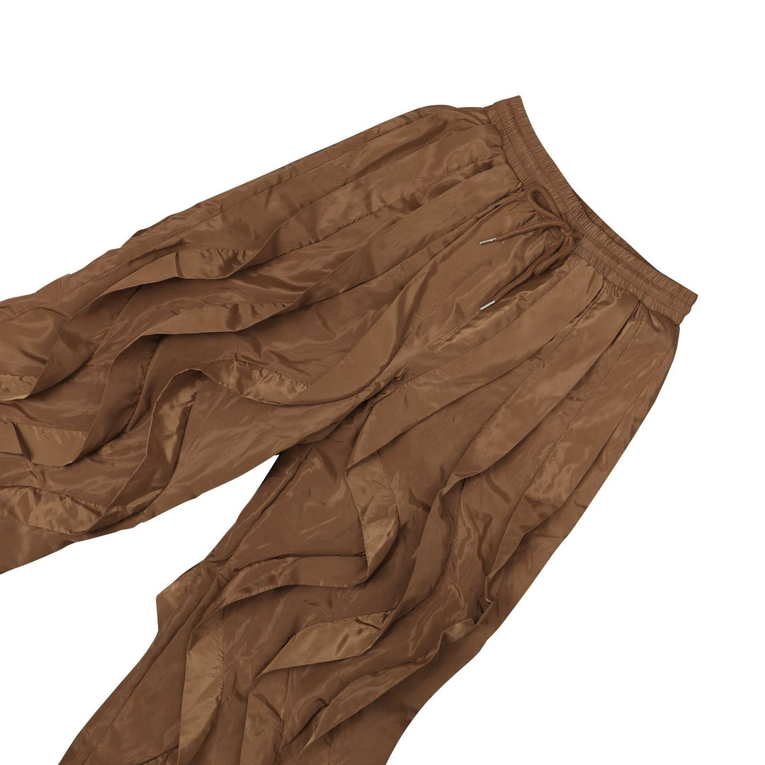 The Elara Wave-Cut Drawstring Cargo Pants