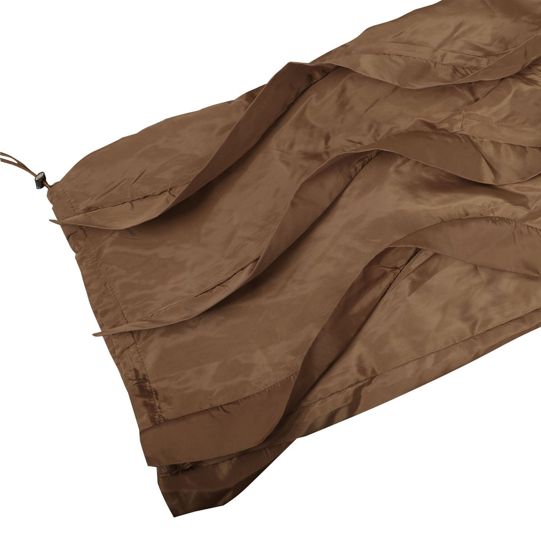 The Elara Wave-Cut Drawstring Cargo Pants