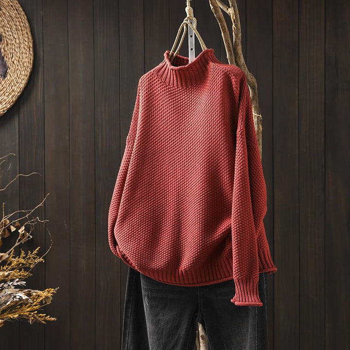 Grace | Relaxed Fit Waffle Sweater