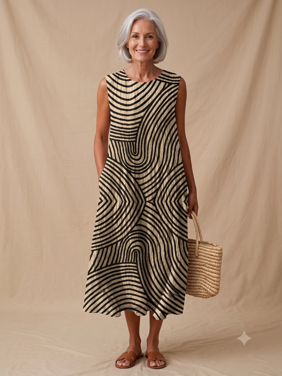 loose woman dress print Jade Size:18.5