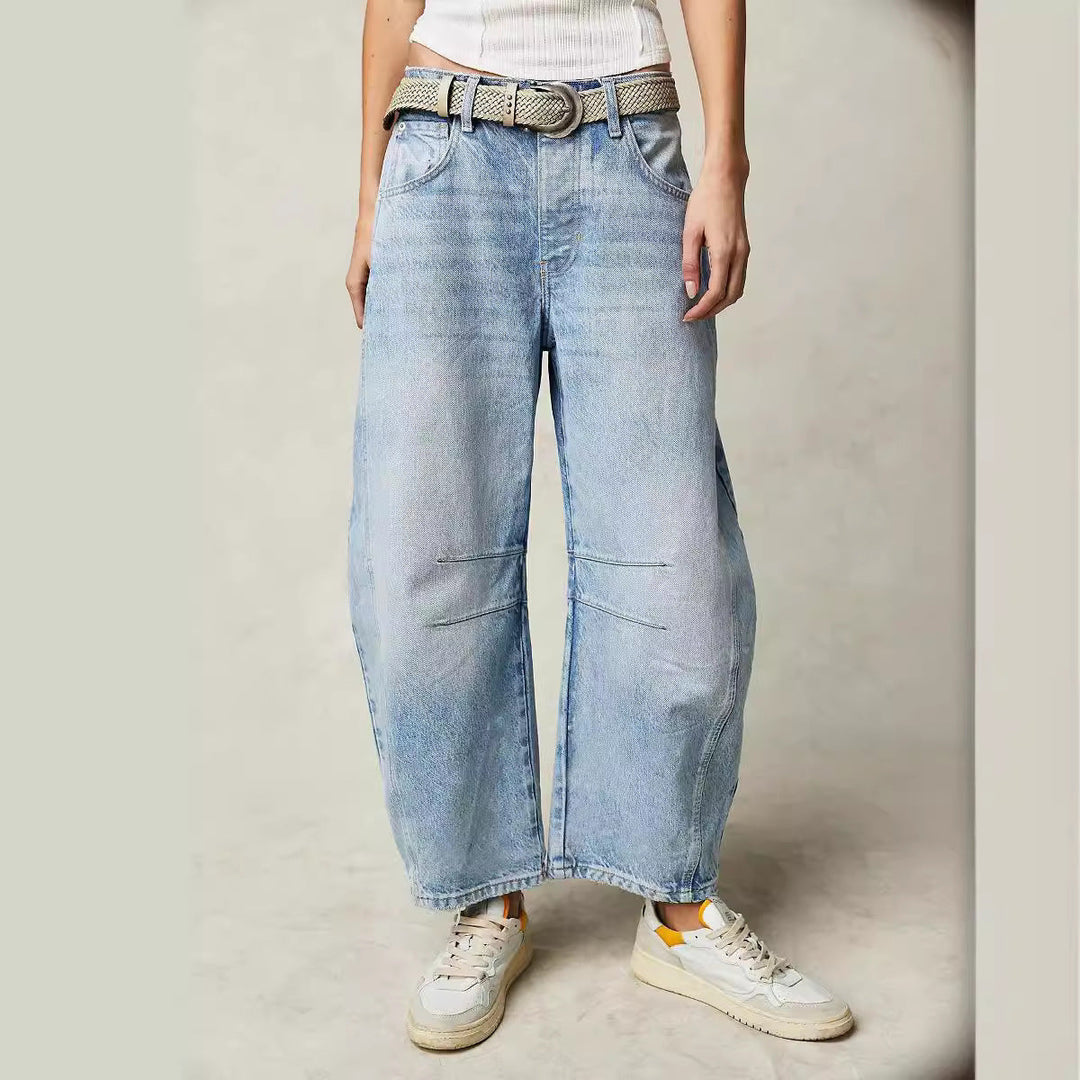 The Elara Sculptural Horseshoe Denim