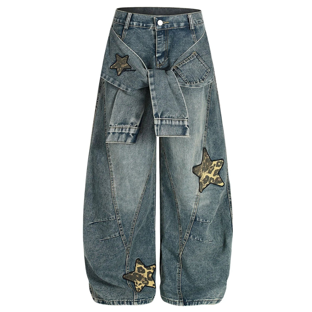 The Elara Deconstructed Y2K Star Denim