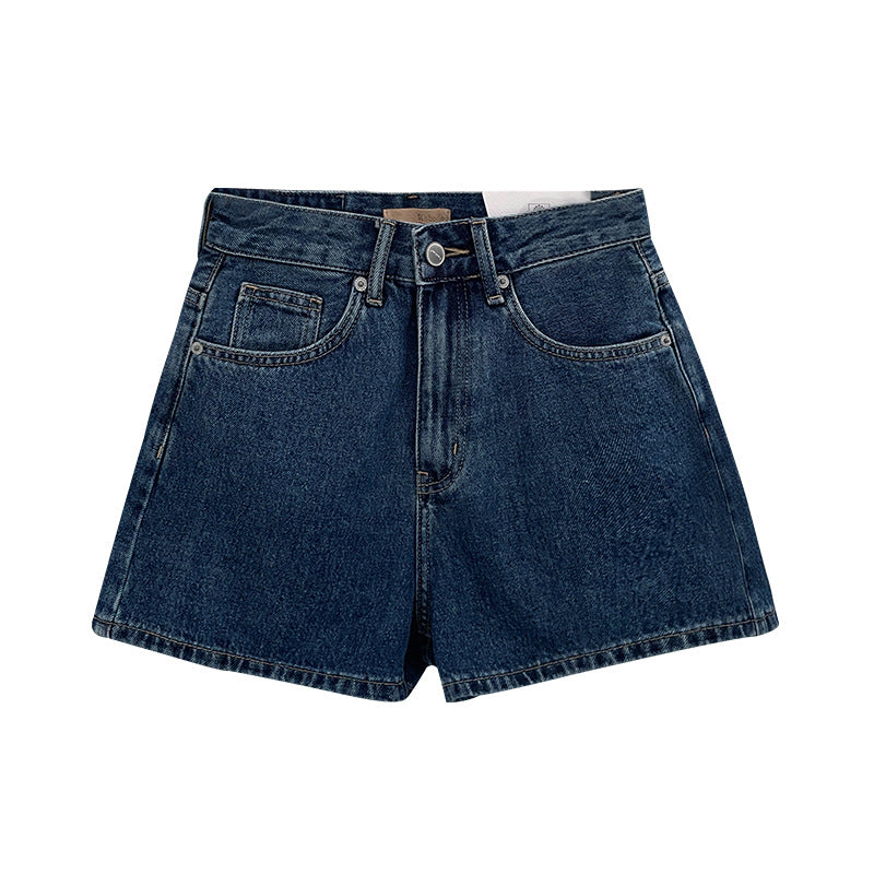 The Elara Low-Rise Micro Denim Short