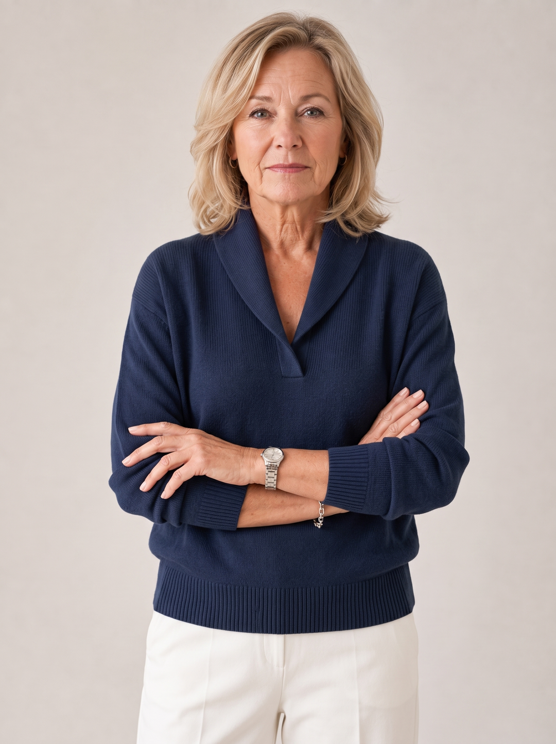 Greta | Women's Shawl Collar Sweater