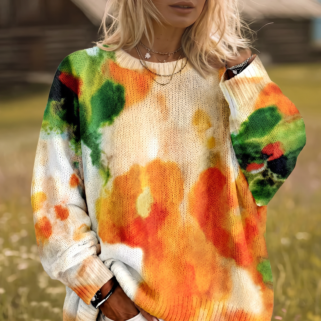 Amberlei | Tie-Dye Floral Sweater