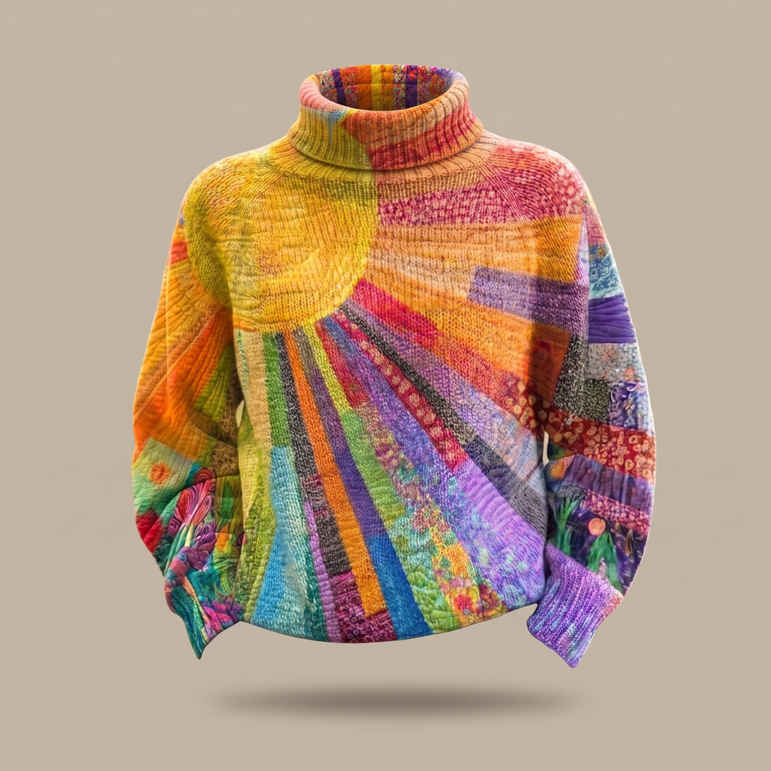 Rosalind | Sunburst Turtleneck