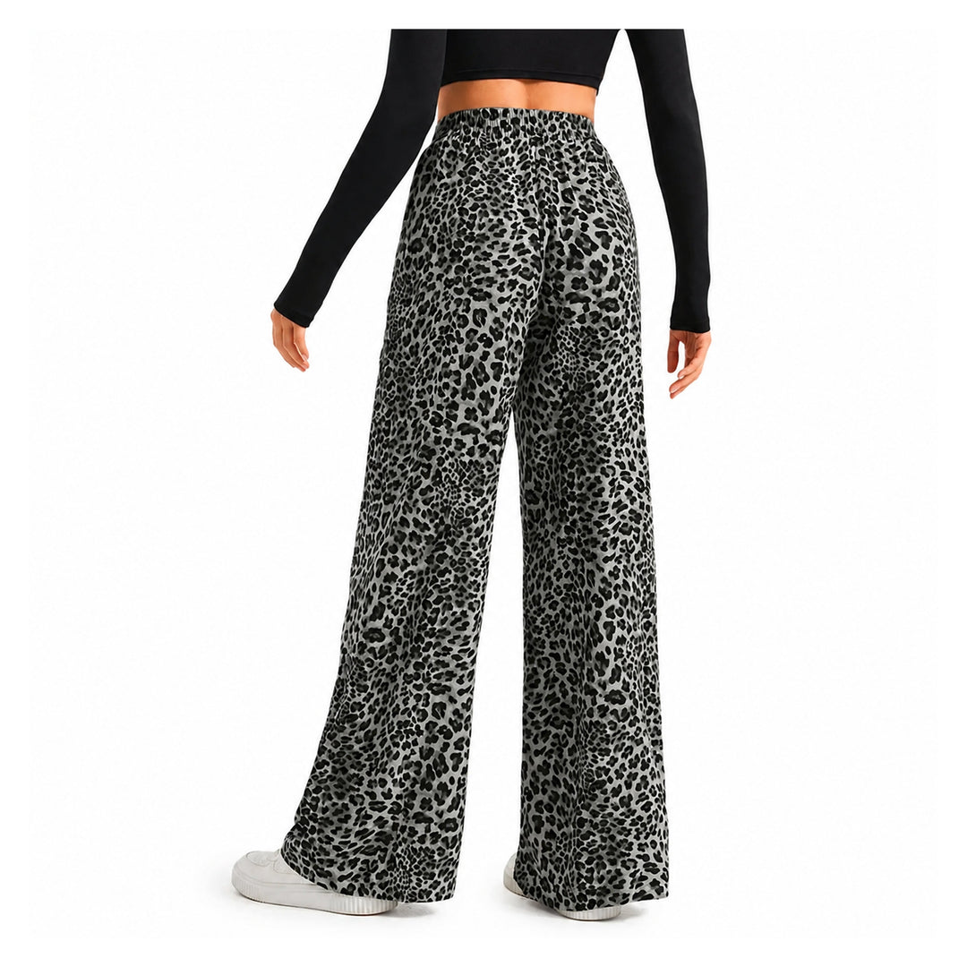 The Elara Relaxed Leopard Wide-Leg Pants